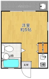 マリブハイツ【2階】の間取り