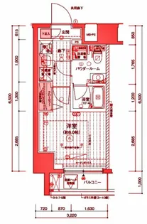 メインステージ川崎南幸町【4階】の間取り
