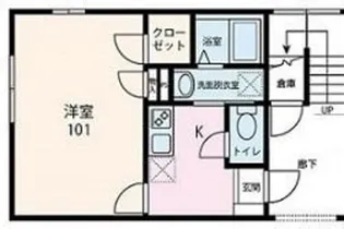 ピースコート目白【1階】の間取り