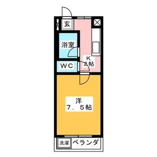 ヴィラ・リーゼングロスII【2階】の間取り