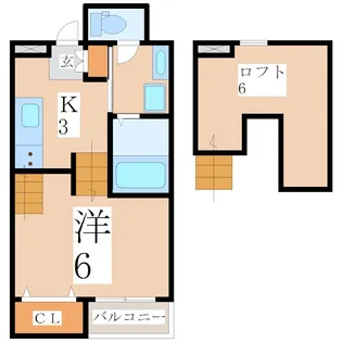 Le ciel 田上台【2階】の間取り