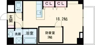 セントフィオーレ松葉【9階】の間取り