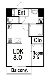 MODERN PALAZZO 長崎Central【10階】の間取り