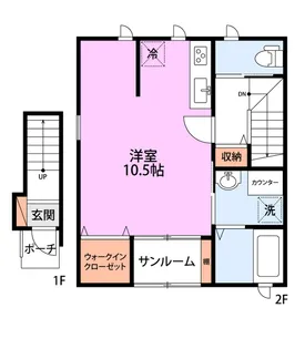 Un heureuxI【2階】の間取り