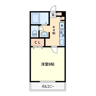 KONAYAガーデンコート【2階】の間取り