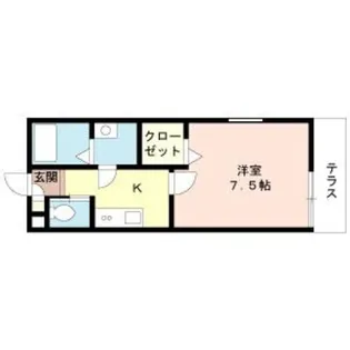 エ・コモード【1階】の間取り