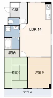 ピアノ第一ビル【1階】の間取り