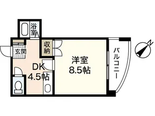 Dolce Vita【3階】の間取り