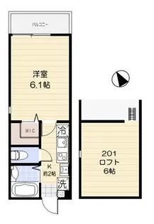 ラ・リュエル馬込【2階】の間取り