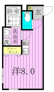 ネモフィラ青井【3階】の間取り