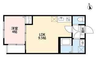 Crecia岩槻A棟【1階】の間取り