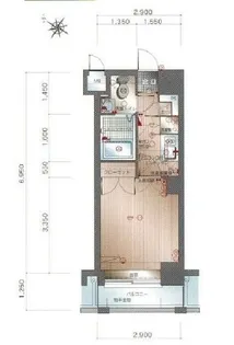 クレタ県庁前【2階】の間取り