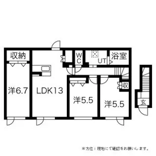 ソレーユ・東【2階】の間取り