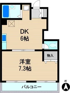 ジョイフル松本【4階】の間取り