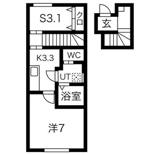 RESI大沢川原II【2階】の間取り
