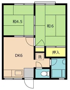 もみの木ハイツA棟【1階】の間取り
