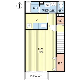 ベルジェ【2階】の間取り