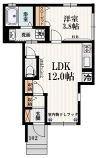 DOMANI B【1階】の間取り