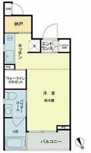 ベルファース新橋【5階】の間取り