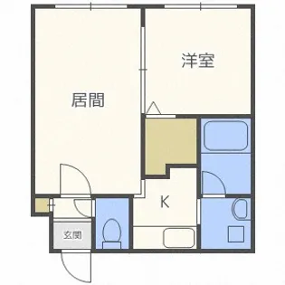 サンテモンターニュ【4階】の間取り