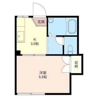 メゾンウィズB【1階】の間取り