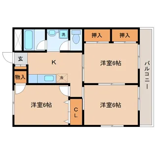 K&Lマンション【1階】の間取り