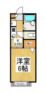 センチュリーグロース【2階】の間取り