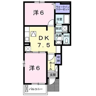 コンフォーティアA【1階】の間取り
