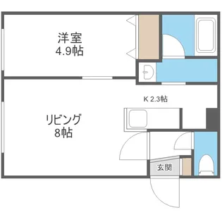ソラタス【2階】の間取り