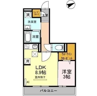 Arpage【1階】の間取り
