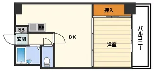 コープ野村梅田A棟【11階】の間取り