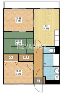 マーレ・カルディア【2階】の間取り