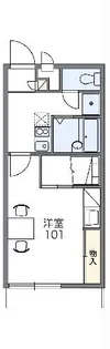 レオパレスパステル【1階】の間取り