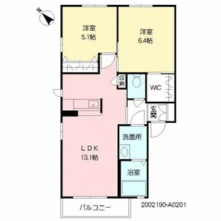 カーサレジオ【2階】の間取り