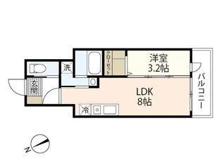 エトワール舟入中町【5階】の間取り