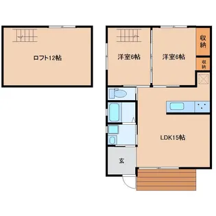 シャノワール【1階】の間取り