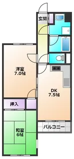 マグノリアンハウス【2階】の間取り
