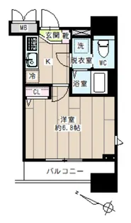 POWERHOUSE BKII【4階】の間取り