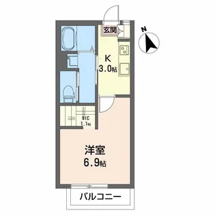 ドエルSSK5【2階】の間取り