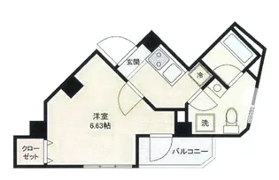 エテルノ池袋オーヴェスト【7階】の間取り