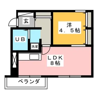 パティオス【3階】の間取り