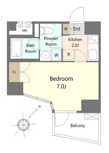 エスタイム【4階】の間取り