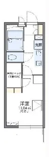 レオパレス輝【2階】の間取り