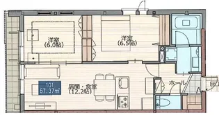 サングランデ【3階】の間取り