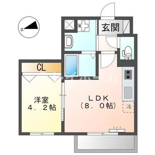 ソレイユ平和島【3階】の間取り