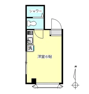 アンデリートイン【3階】の間取り