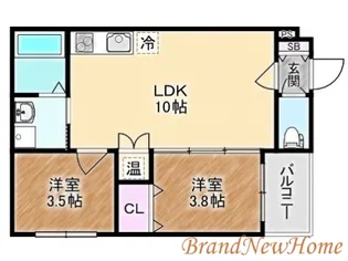 I maison Rhodon【2階】の間取り