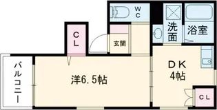 エターナルシー福田【3階】の間取り