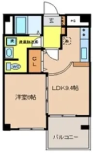 カルム竹林【5階】の間取り