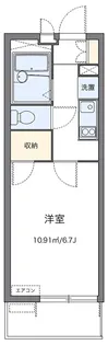 ブルファーニII【1階】の間取り